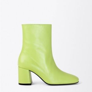 Nicole Saldana Calley Boots - Pistachio Napa - size 37
